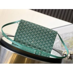 Goyard Monte-Carlo PM Clutch Green GOBS3049