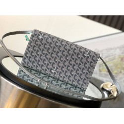 Goyard Monte-Carlo PM Clutch Grey GOBS3050