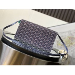 Goyard Monte-Carlo PM Clutch Navy Blue GOBS3051