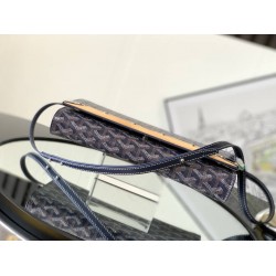 Goyard Monte-Carlo PM Clutch Navy Blue GOBS3051