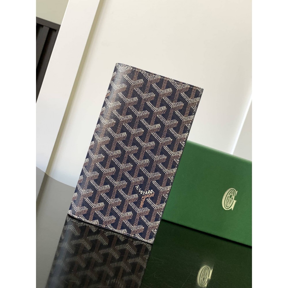 Goyard Multifunctional Travel Wallet Navy Blue GOBS3511