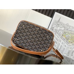 Goyard Muse Vanity Case Black & Tan GOBS3445