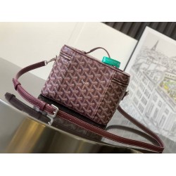 Goyard Muse Vanity Case Burgundy GOBS3446