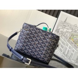 Goyard Muse Vanity Case Navy Blue GOBS3449