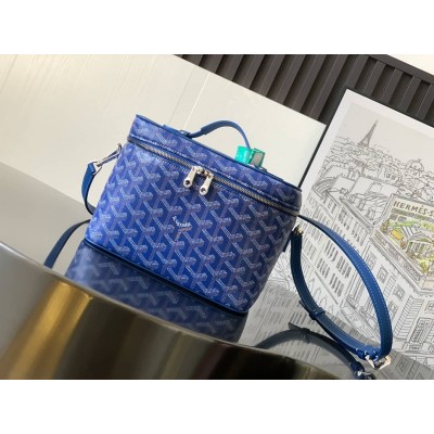 Goyard Muse Vanity Case Sky Blue GOBS3451