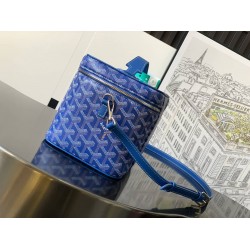 Goyard Muse Vanity Case Sky Blue GOBS3451