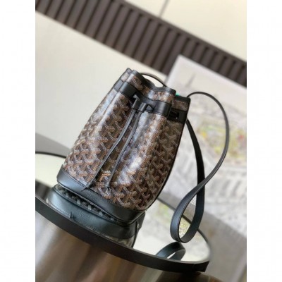 Goyard Petit Flot Bucket Bag Black GOBS3282