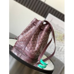 Goyard Petit Flot Bucket Bag Burgundy GOBS3284