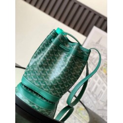 Goyard Petit Flot Bucket Bag Green GOBS3285