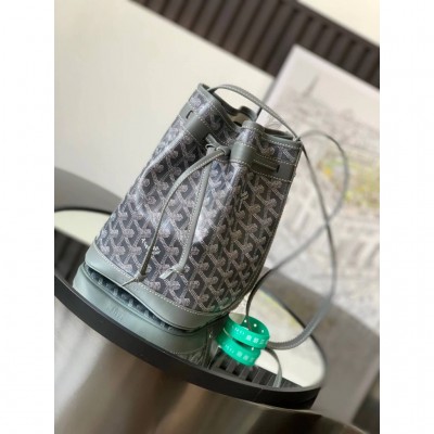 Goyard Petit Flot Bucket Bag Grey GOBS3286