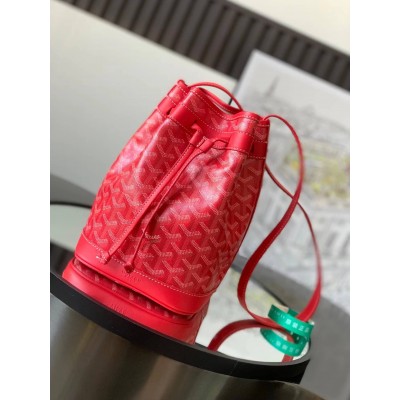 Goyard Petit Flot Bucket Bag Red GOBS3288