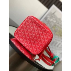 Goyard Petit Flot Bucket Bag Red GOBS3288