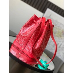 Goyard Petit Flot Bucket Bag Red GOBS3288