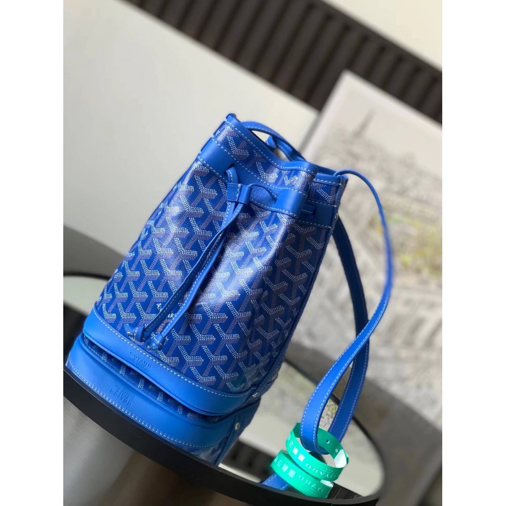 Goyard Petit Flot Bucket Bag Sky Blue GOBS3289