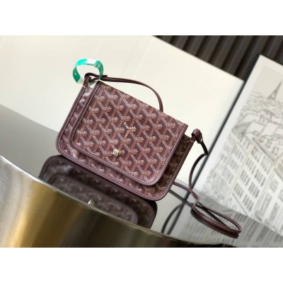 Goyard Plumet Pocket Wallet Burgundy GOBS3054