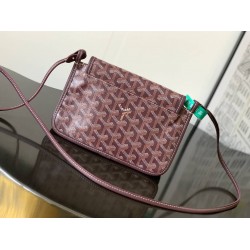 Goyard Plumet Pocket Wallet Burgundy GOBS3054