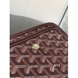 Goyard Plumet Pocket Wallet Burgundy GOBS3054