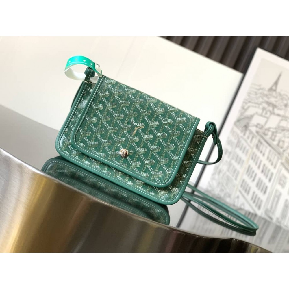 Goyard Plumet Pocket Wallet Green GOBS3055