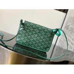 Goyard Plumet Pocket Wallet Green GOBS3055