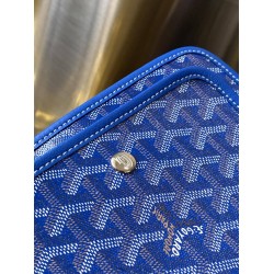 Goyard Plumet Pocket Wallet Sky Blue GOBS3059