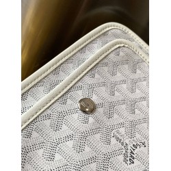 Goyard Plumet Pocket Wallet White GOBS3060