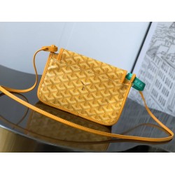 Goyard Plumet Pocket Wallet Yellow GOBS3061