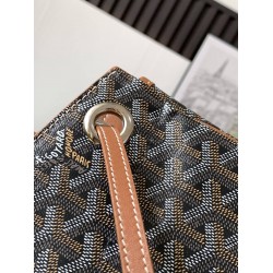 Goyard Rouette Souple Bag Black & Tan GOBS3293