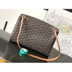 Goyard Rouette Souple Bag Black & Tan GOBS3293