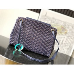 Goyard Rouette Souple Bag Navy Blue GOBS3296