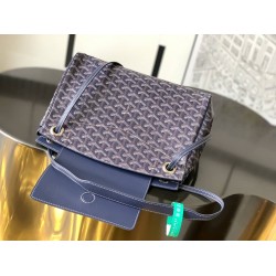 Goyard Rouette Souple Bag Navy Blue GOBS3296