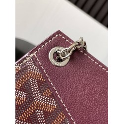 Goyard Rouette Structure PM Bag Burgundy GOBS3302