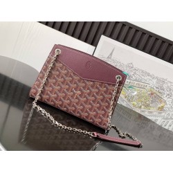 Goyard Rouette Structure PM Bag Burgundy GOBS3302