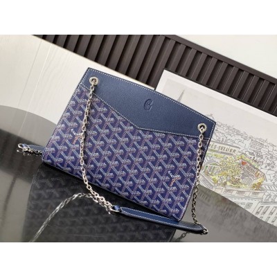 Goyard Rouette Structure PM Bag Navy Blue GOBS3308