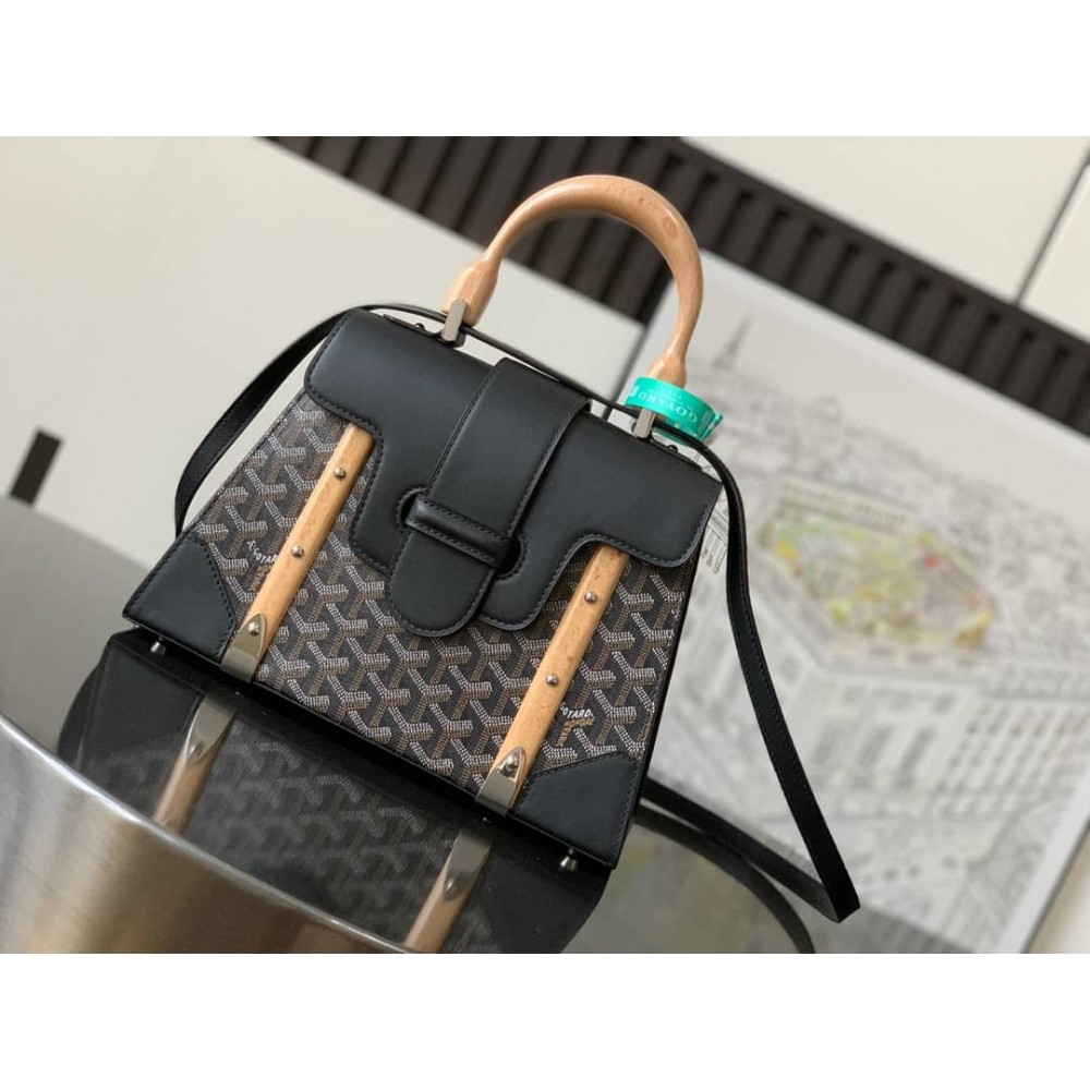 Goyard Saigon PM Bag Black GOBS3232