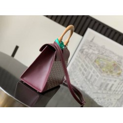 Goyard Saigon PM Bag Burgundy GOBS3235