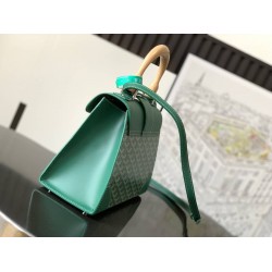 Goyard Saigon PM Bag Green GOBS3236