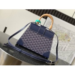 Goyard Saigon PM Bag Navy Blue GOBS3238