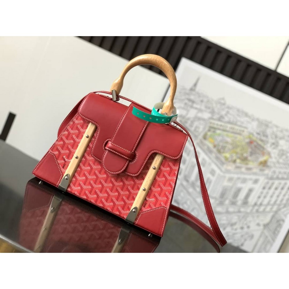 Goyard Saigon PM Bag Red GOBS3239