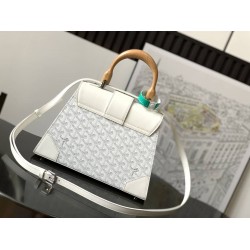 Goyard Saigon PM Bag White GOBS3241