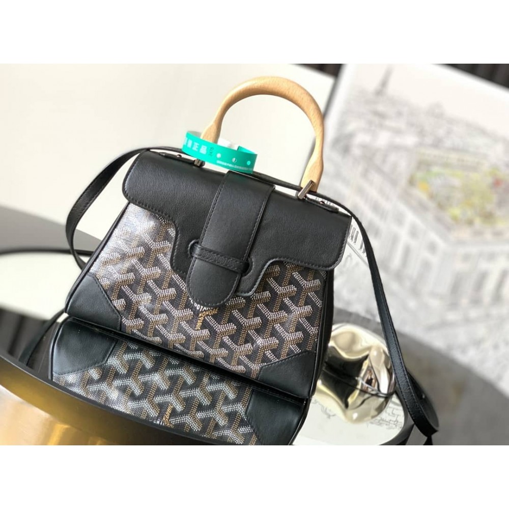 Goyard Saigon Souple Mini Bag Black GOBS3135