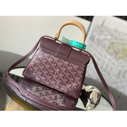 Goyard Saigon Souple Mini Bag Burgundy GOBS3137