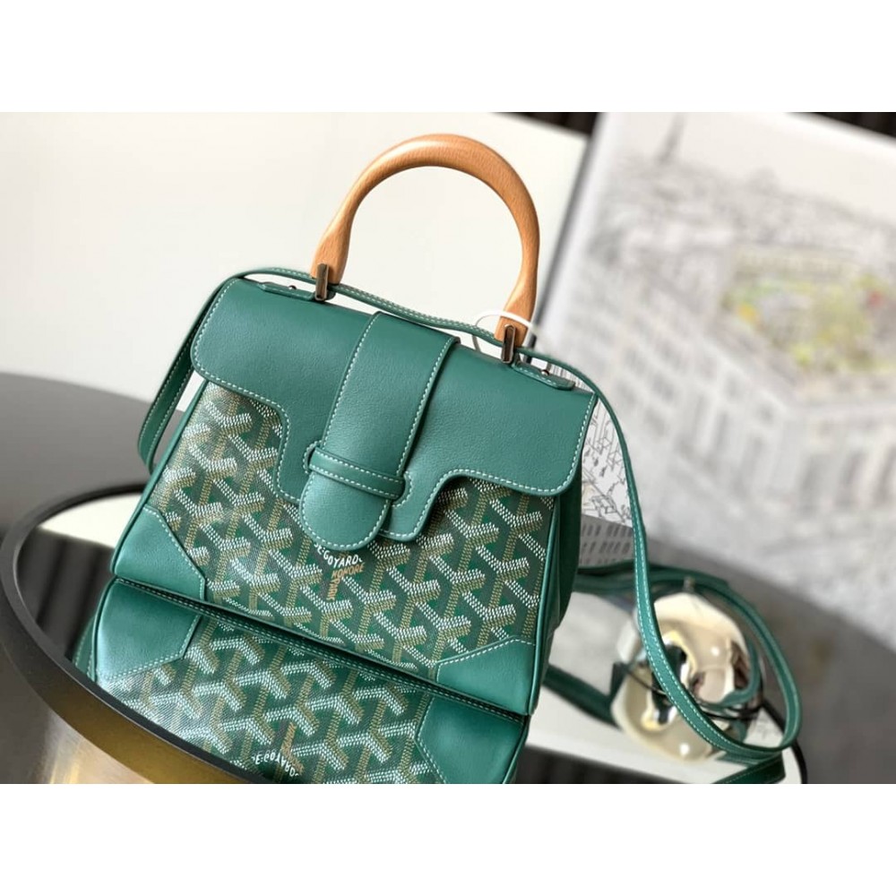 Goyard Saigon Souple Mini Bag Green GOBS3138