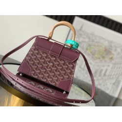 Goyard Saigon Structure Mini Bag Burgundy GOBS3150