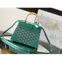 Goyard Saigon Structure Mini Bag Green GOBS3151