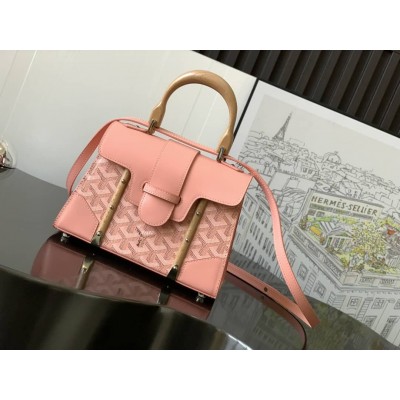 Goyard Saigon Structure Mini Bag Pink GOBS3156