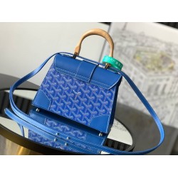 Goyard Saigon Structure Mini Bag Sky Blue GOBS3158