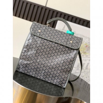 Goyard Saint Leger Backpack Grey GOBS3014