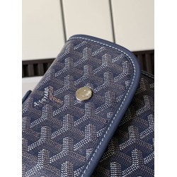 Goyard Saint Leger Backpack Navy Blue GOBS3015