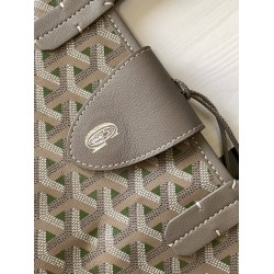 Goyard Saint Louis Goyardine Claire Voie PM Bag Khaki GOBS3255