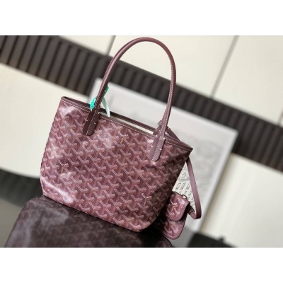 Goyard Saint Louis Mini Bag Burgundy GOBS3162